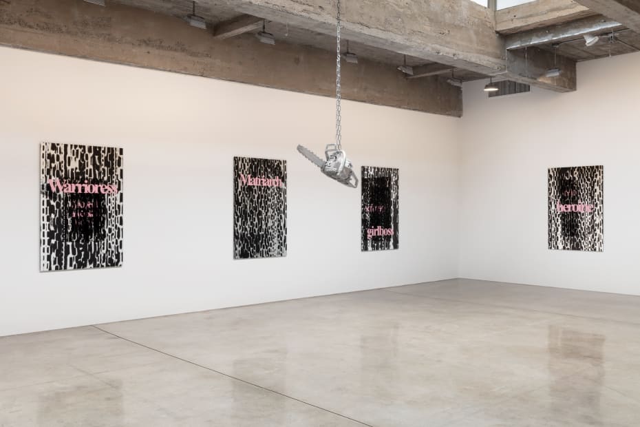 Installation image of Monica Bonvicini: Put All Heaven in a Rage at TBG New York.