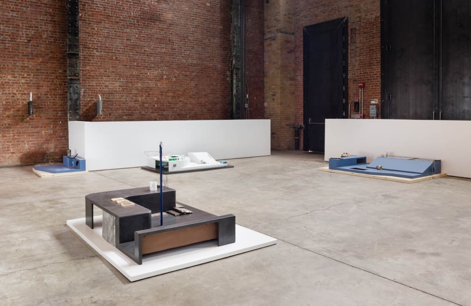 Installation view of SculptureCenter, New York.