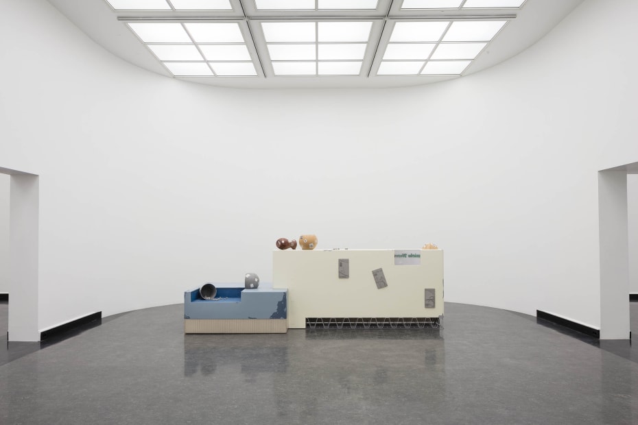 Installation view of Magali Reus: Hot Cottons.