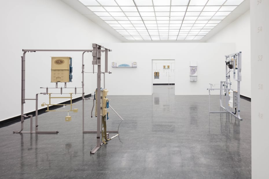 Installation view of Magali Reus: Hot Cottons.