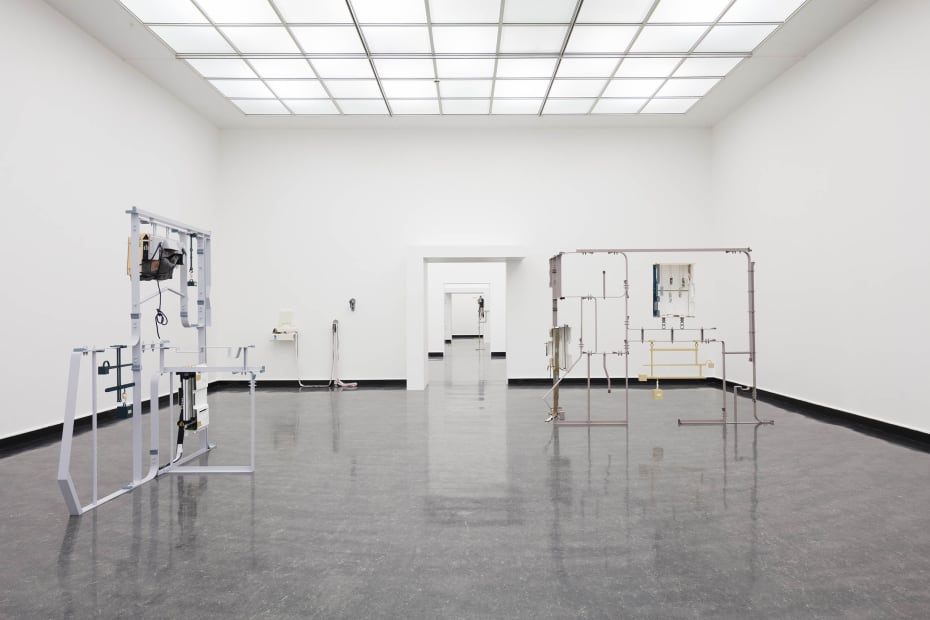 Installation view of Magali Reus: Hot Cottons.
