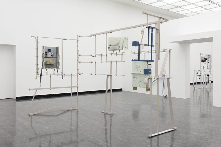 Installation view of Magali Reus: Hot Cottons.