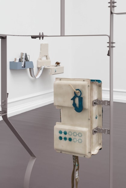 Installation view of Magali Reus: As mist, description.