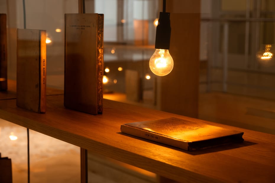 Installation view Shilpa Gupta: I did not tell you what I saw, but only what I dreamt.