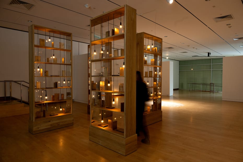 Installation view Shilpa Gupta: I did not tell you what I saw, but only what I dreamt.