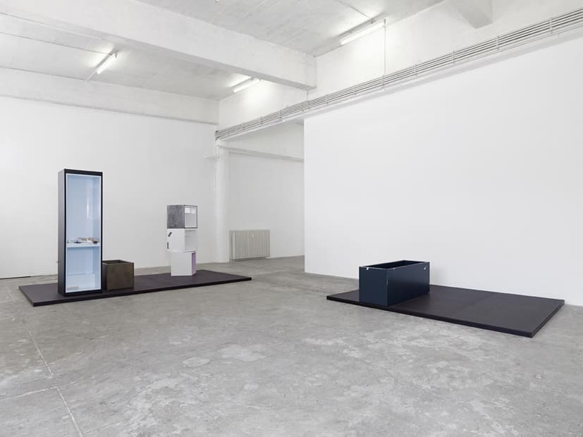 Installation view of Magali Reus: DINOSAURS.