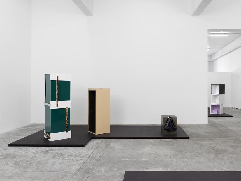 Installation view of Magali Reus: DINOSAURS.