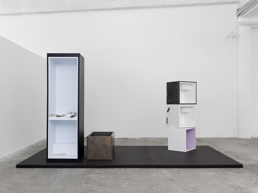 Installation view of Magali Reus: DINOSAURS.