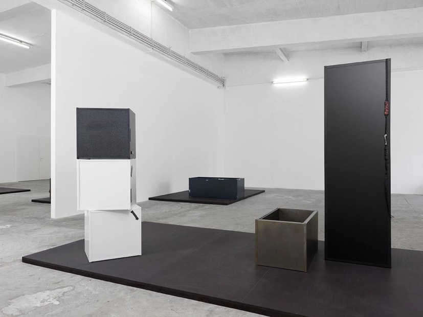 Installation view of Magali Reus: DINOSAURS.