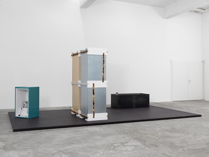 Installation view of Magali Reus: DINOSAURS.
