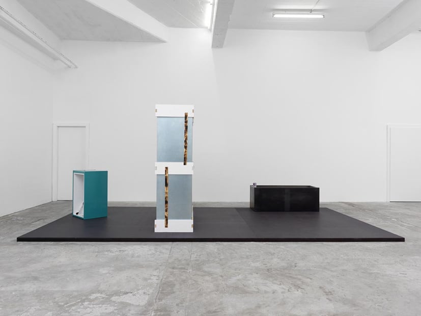 Installation view of Magali Reus: DINOSAURS.