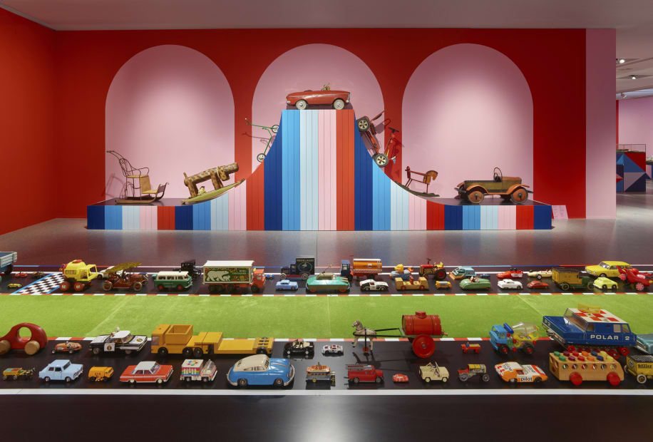 Installation images of Mark Dion: Delirious Toys.