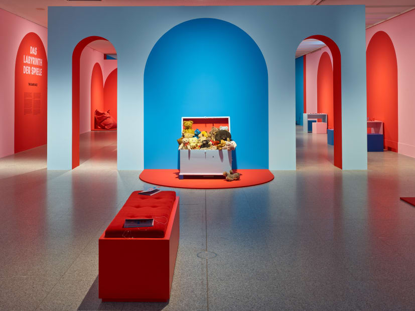 Installation images of Mark Dion: Delirious Toys.