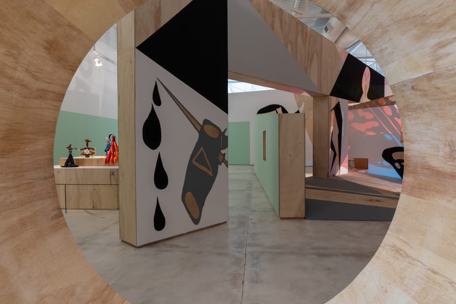 Installation view of Rivane Neuenschwander: Tangolomango.