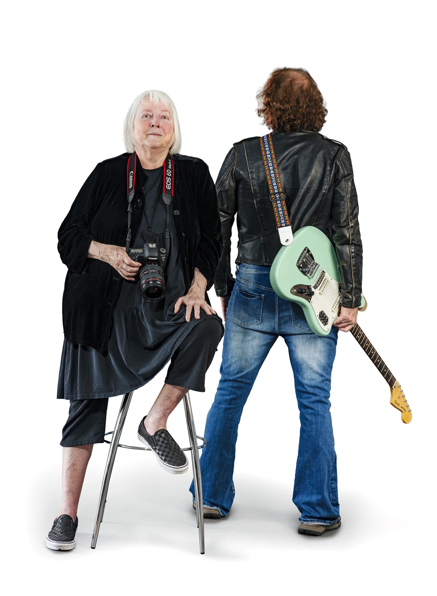 Dina Goldstein, Photographer Bev Davies with son Keif, 2021