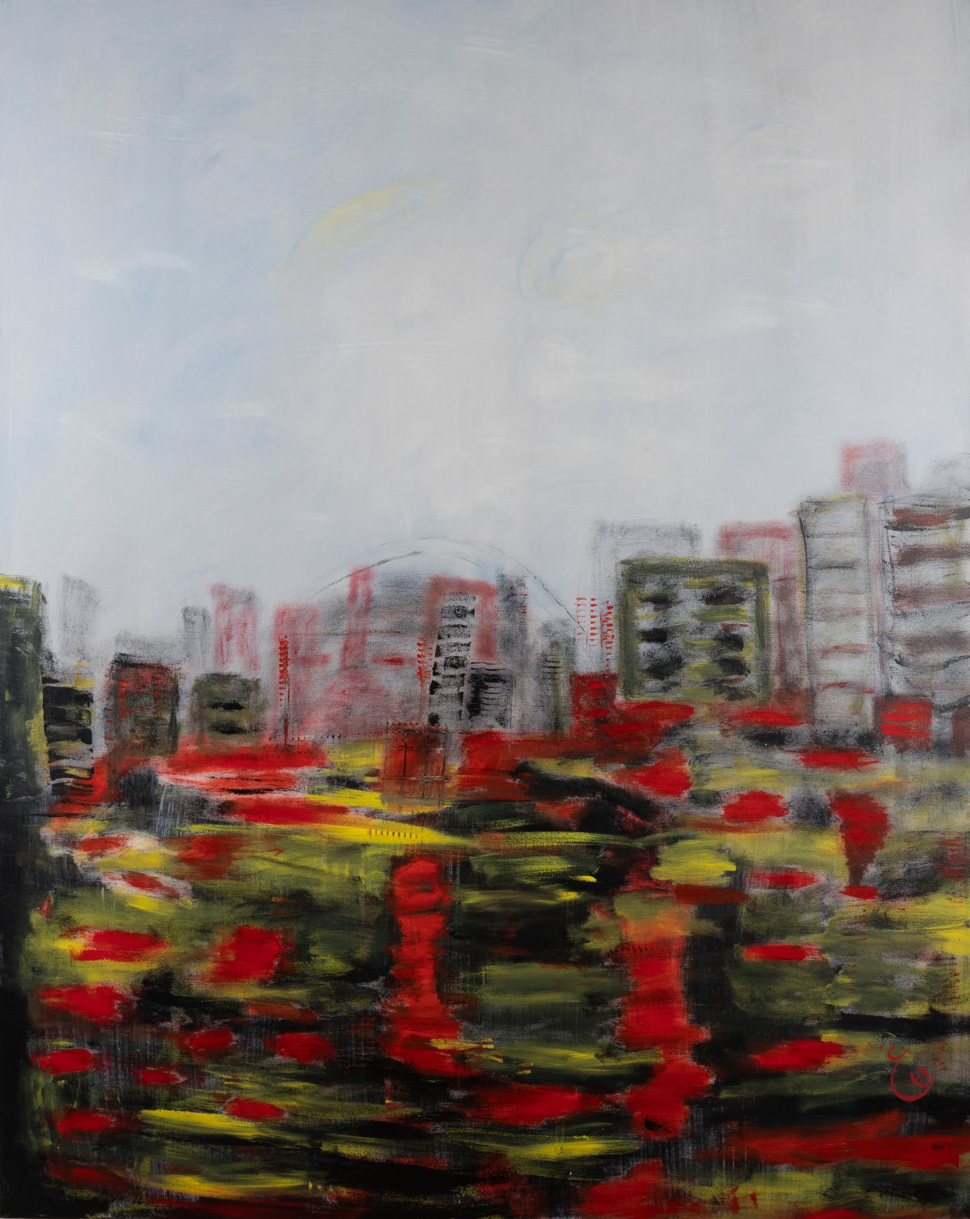 Nujoom Alghanem, The City in the Rain 2, 2023