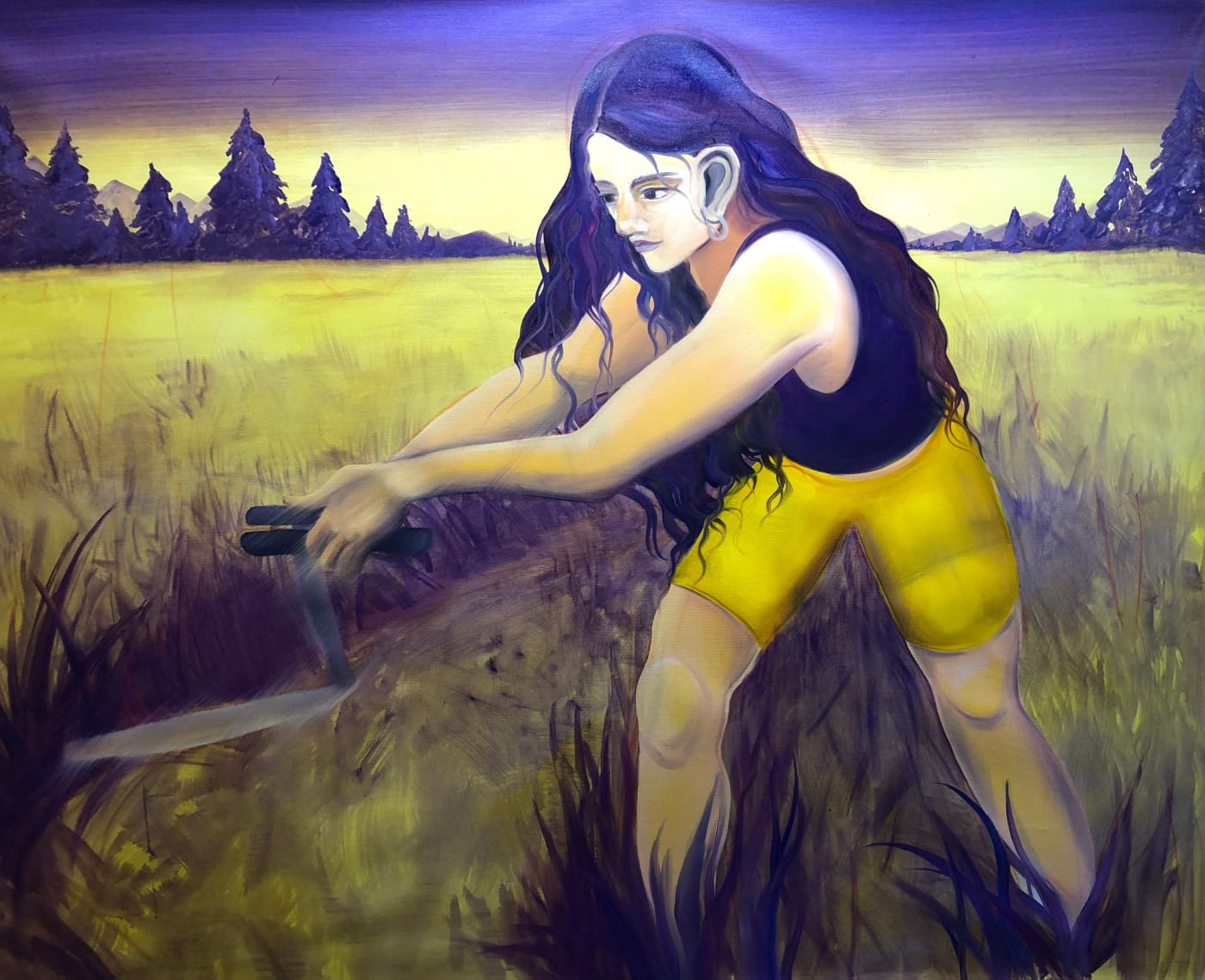 Melanie Thöni, A borrowed scythe, is not your own scythe, 2022