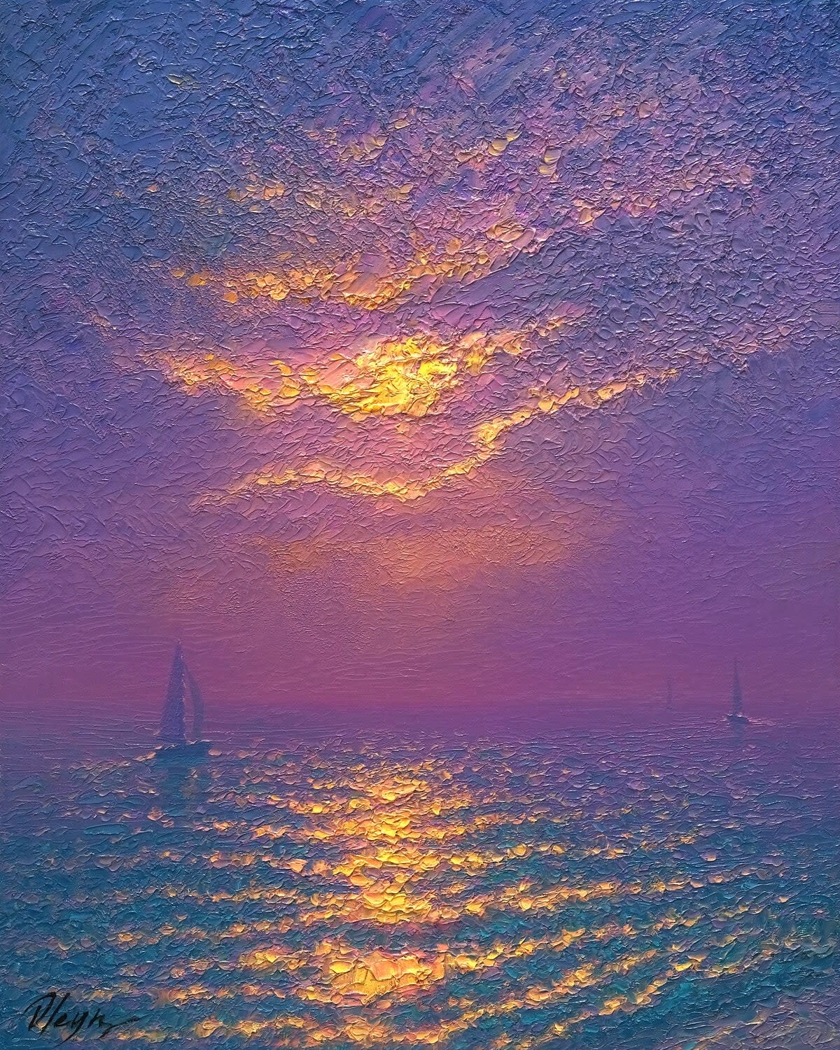 Dmitry Oleyn, A Seascape, 2024