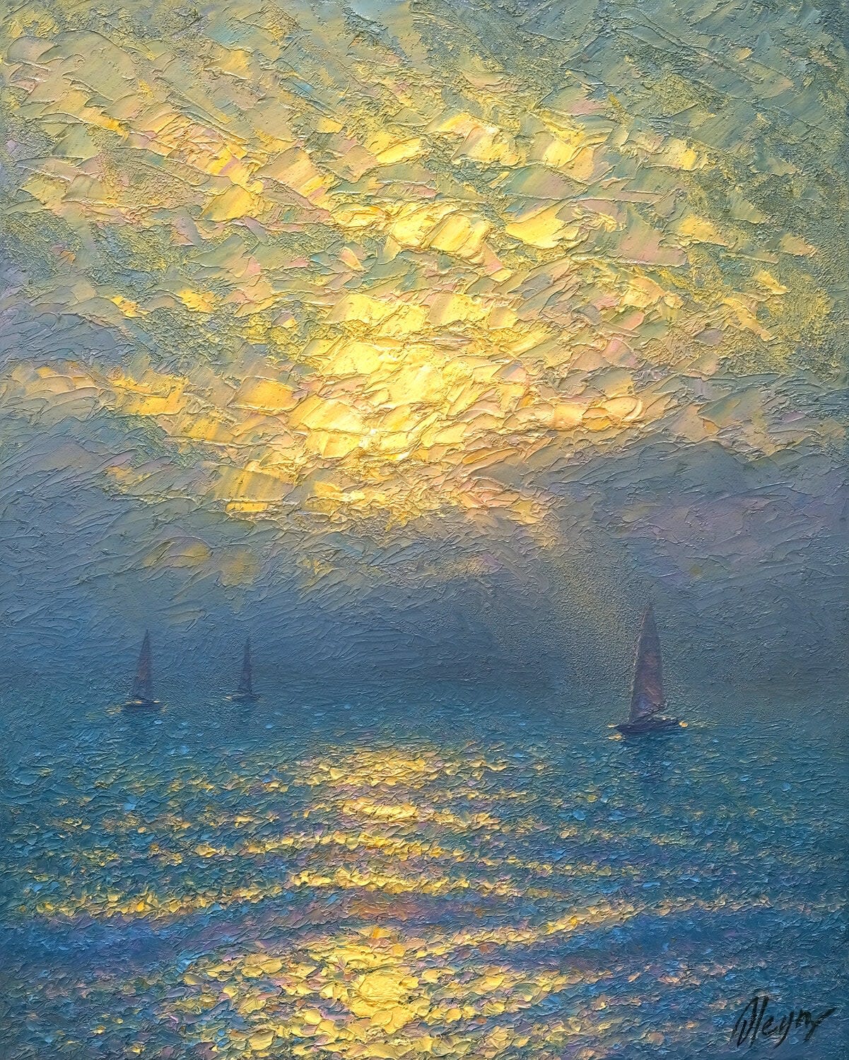Dmitry Oleyn, Seascape, 2024