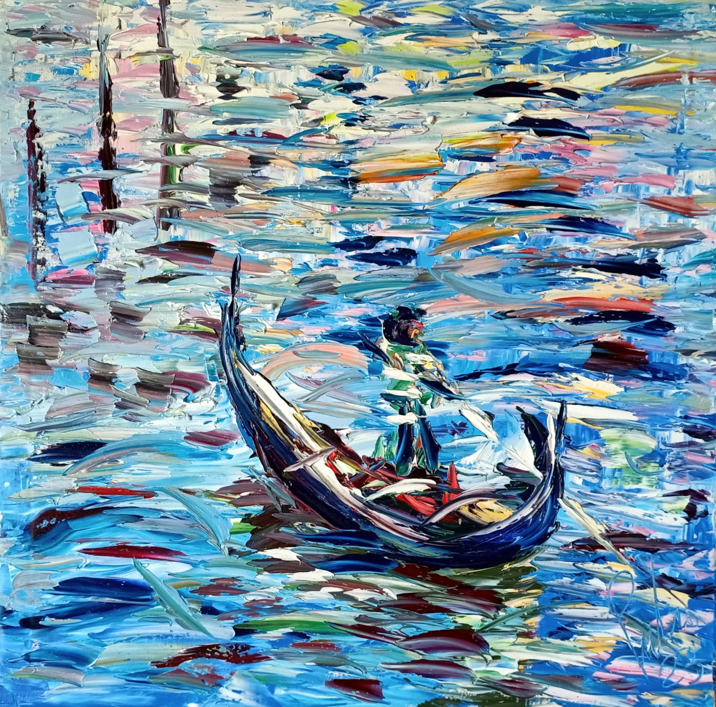 Antonino Puliafico, Riflessi in laguna, 2023