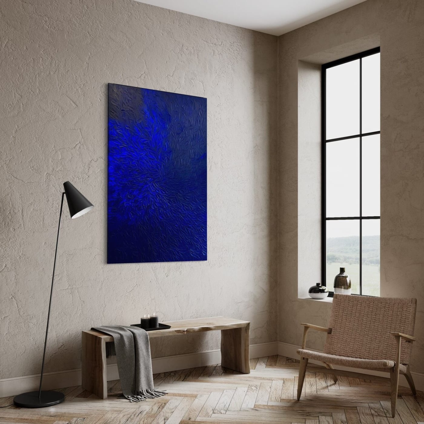 Olivier Messas, Vibration bleue, 2023