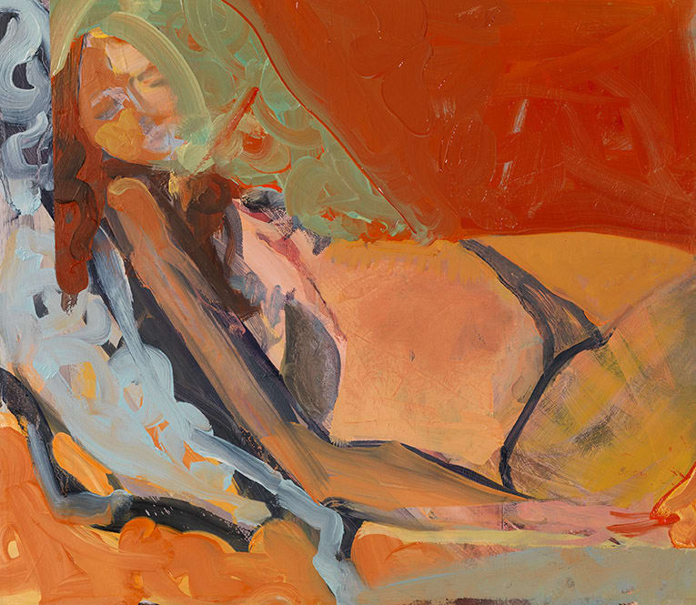 Elaine Speirs, Blue Deck Chair II