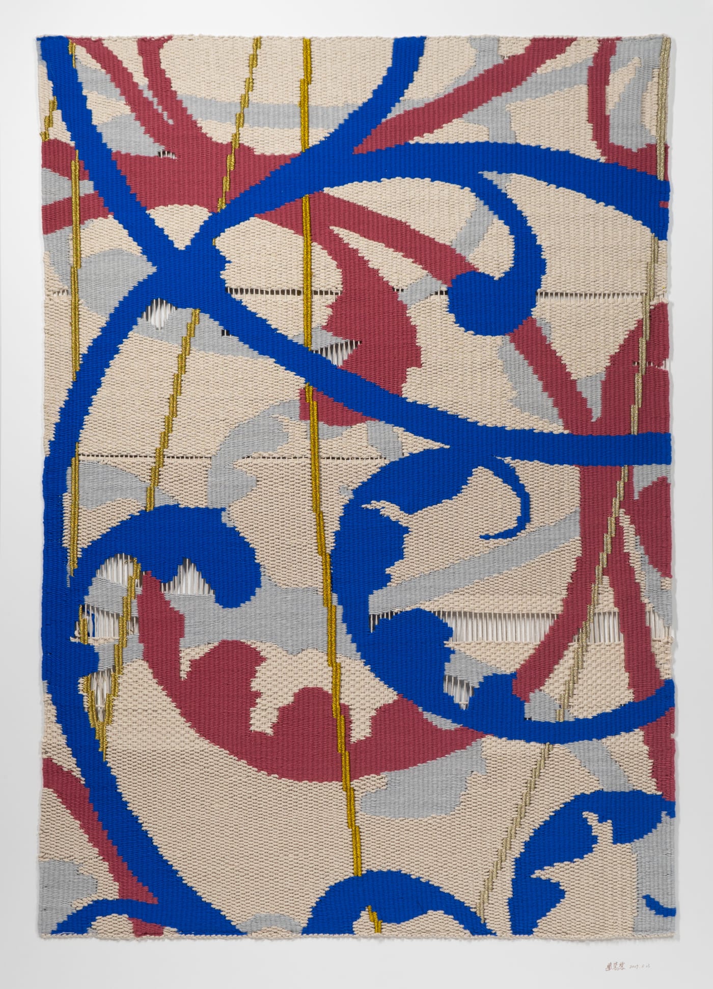 毕蓉蓉 Bi Rongrong, 纹样XII——窗——织物1 Pattern XII——The Window——Woven Textile 1, 2018