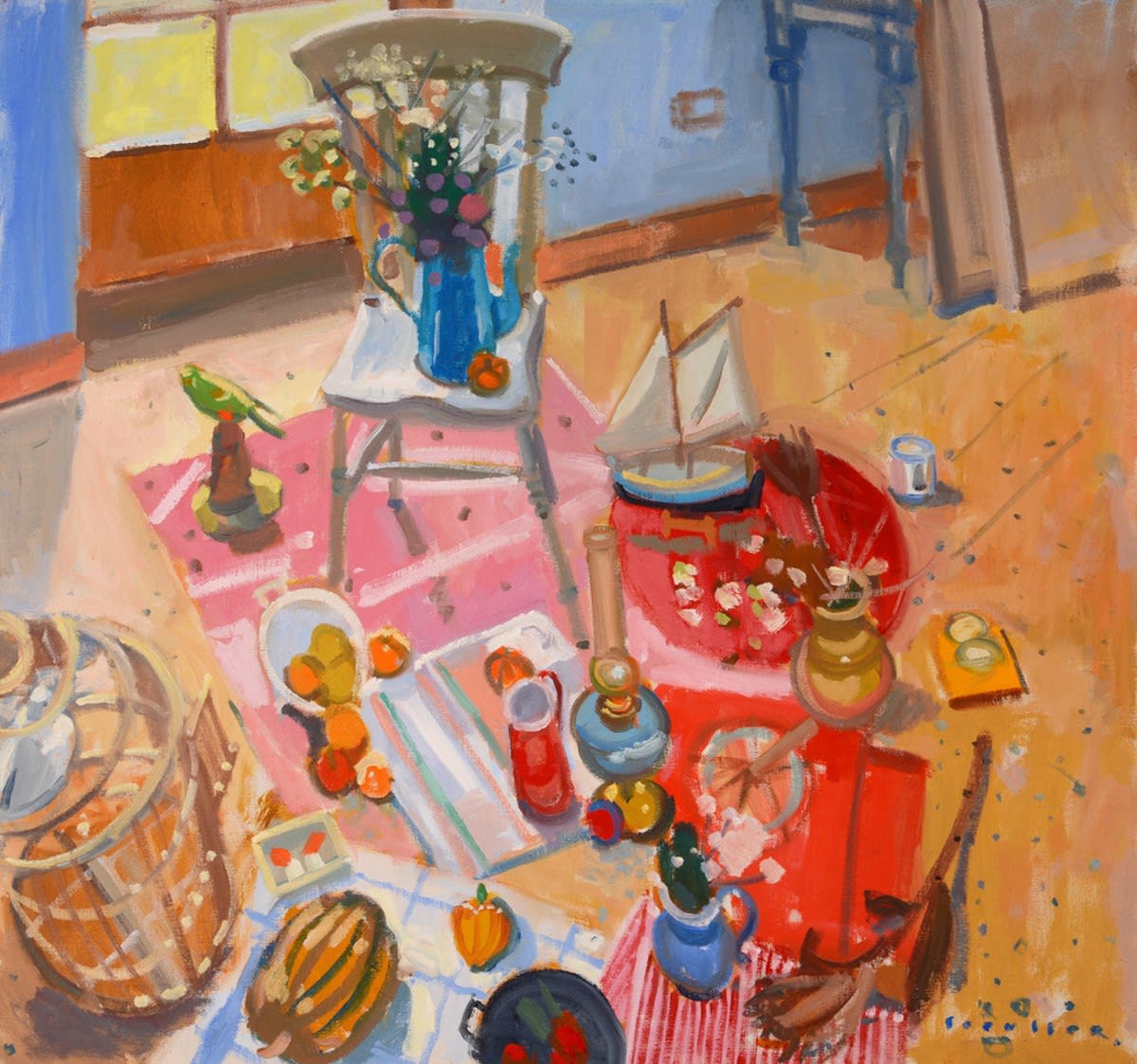 Glen Scouller RSW RGI, Still Life on Studio Floor