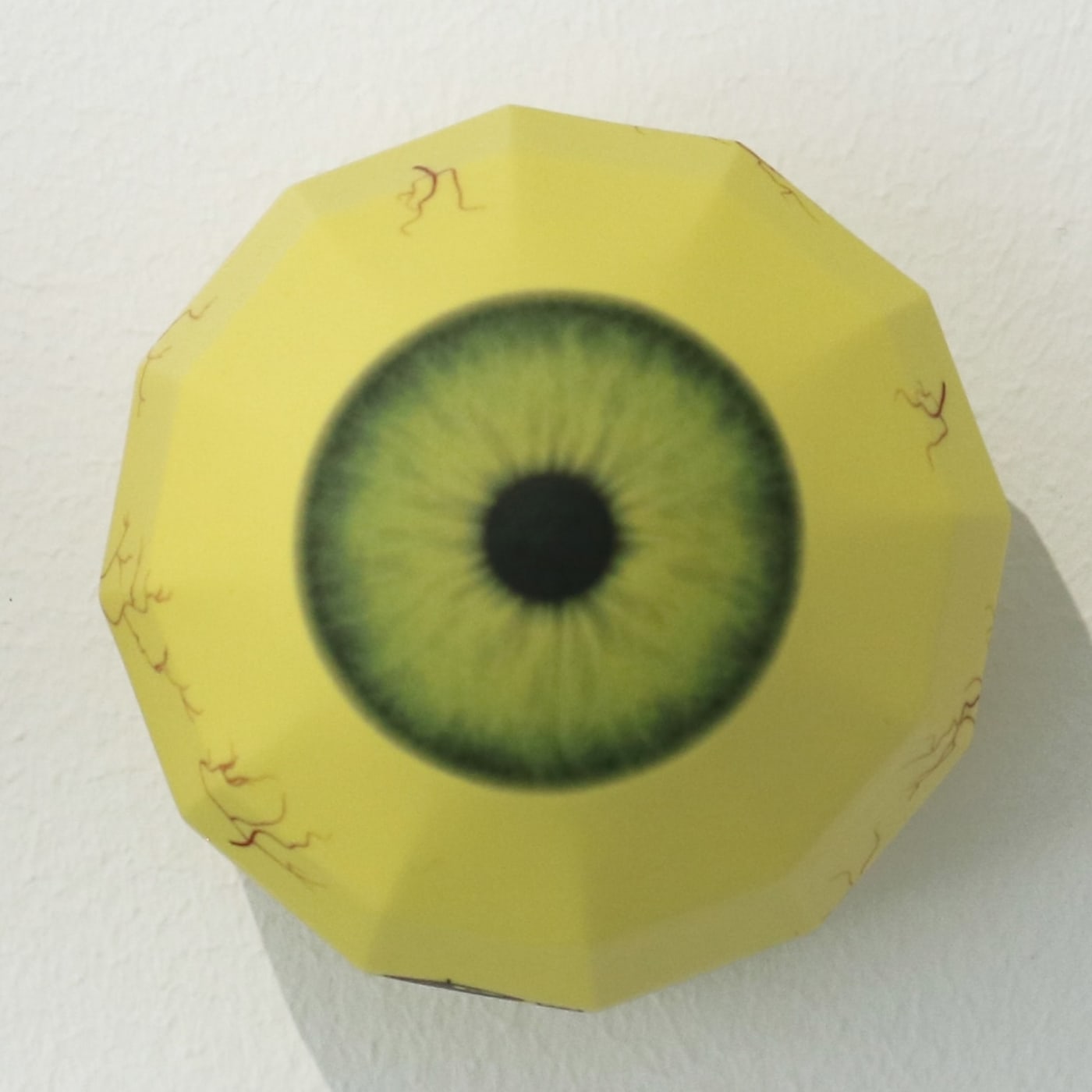 John Rainey, Eyeballed (Yellow), 2019