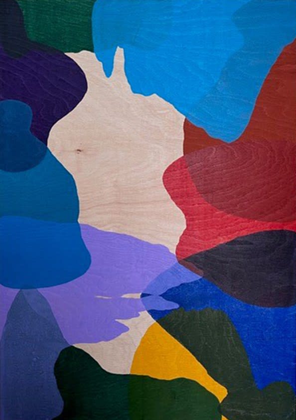 Daniel Eatock, Rolling Pin Painting, 2023