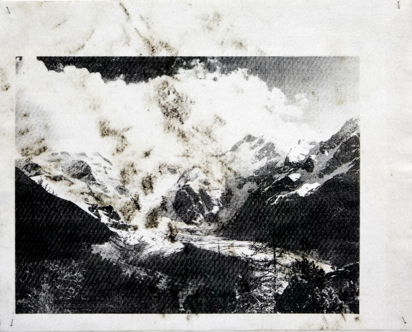 Douglas Mandry, Val Morteratsch, Engadine, from the series Monuments, 2019