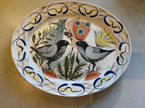 Irena Sibrijins, Large oval birds plate