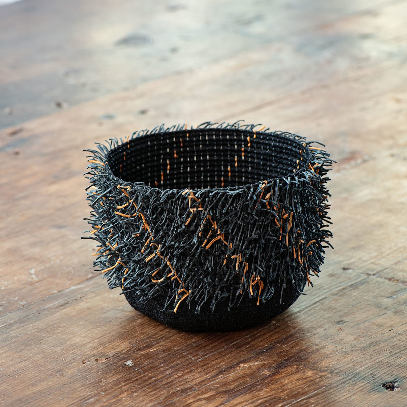 Birgit Birkkjaer, Woven Rya Basket #10-18, 2021