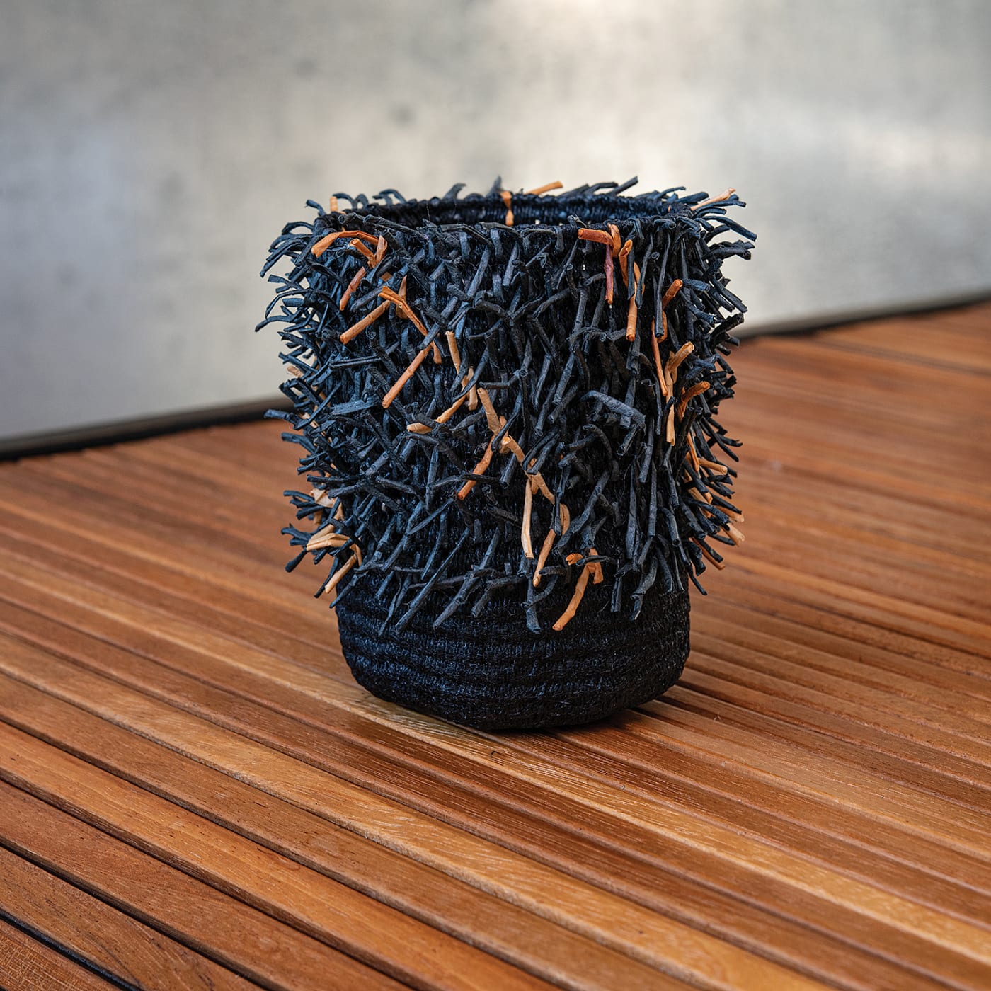 Birgit Birkkjaer, Woven Rya Basket #3-19, 2019