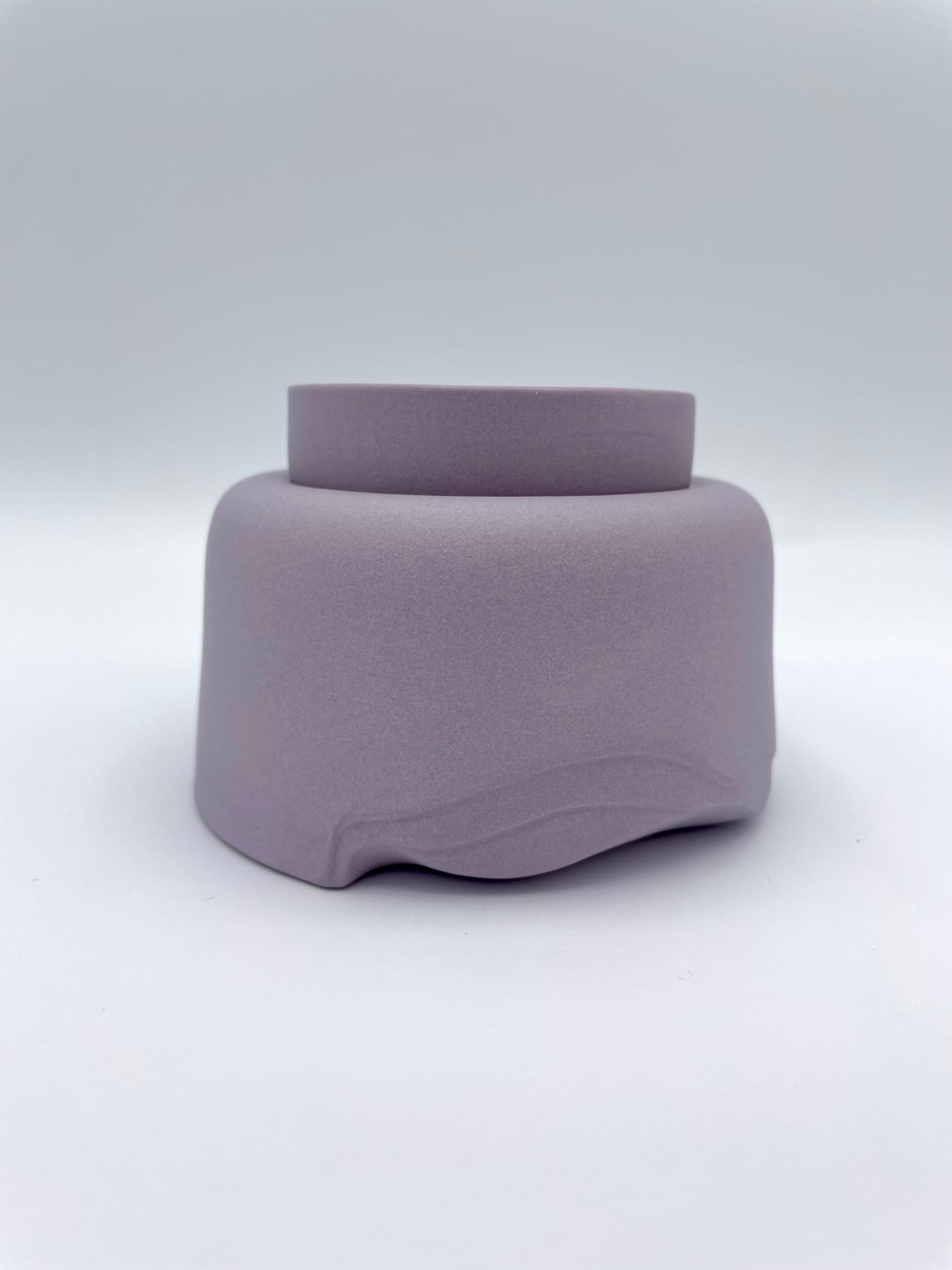 Eva Radulova, Porcelain Sugar Bowl (Lilac), 2024