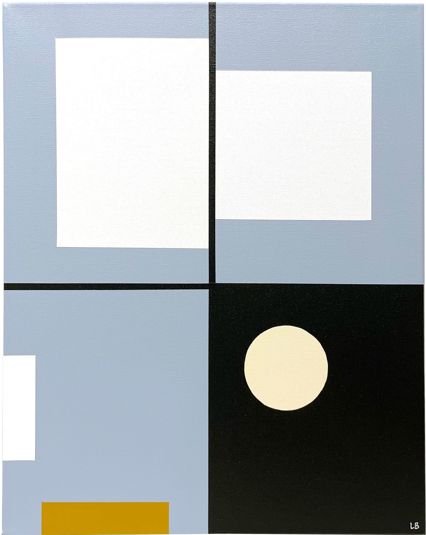 Larry Bentley, 2 Square Winter Blue, 2022