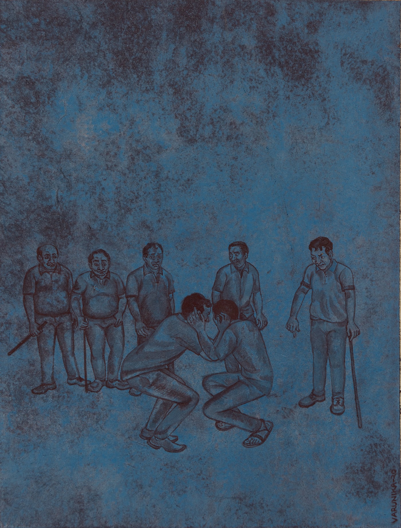 Varunika Saraf, Miasma II (a series of 12 works), 2020