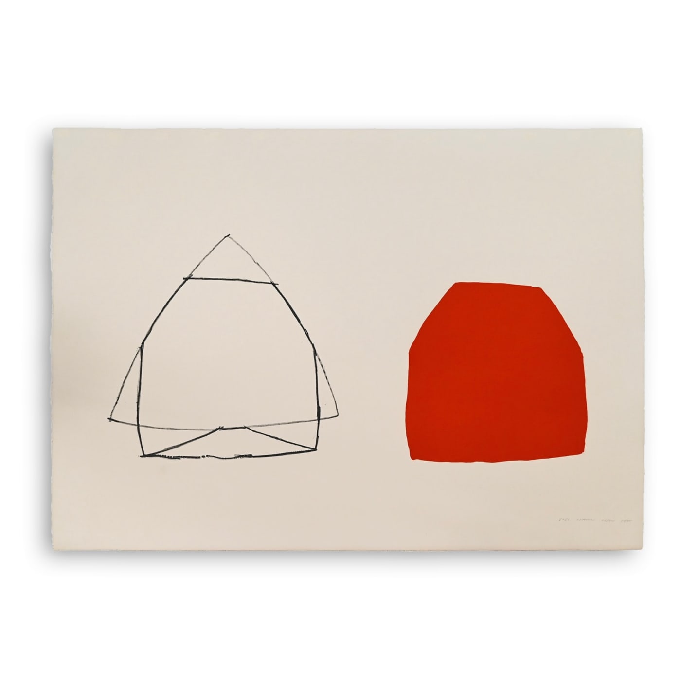 JOEL SHAPIRO, Untitled (Double Red), 1980