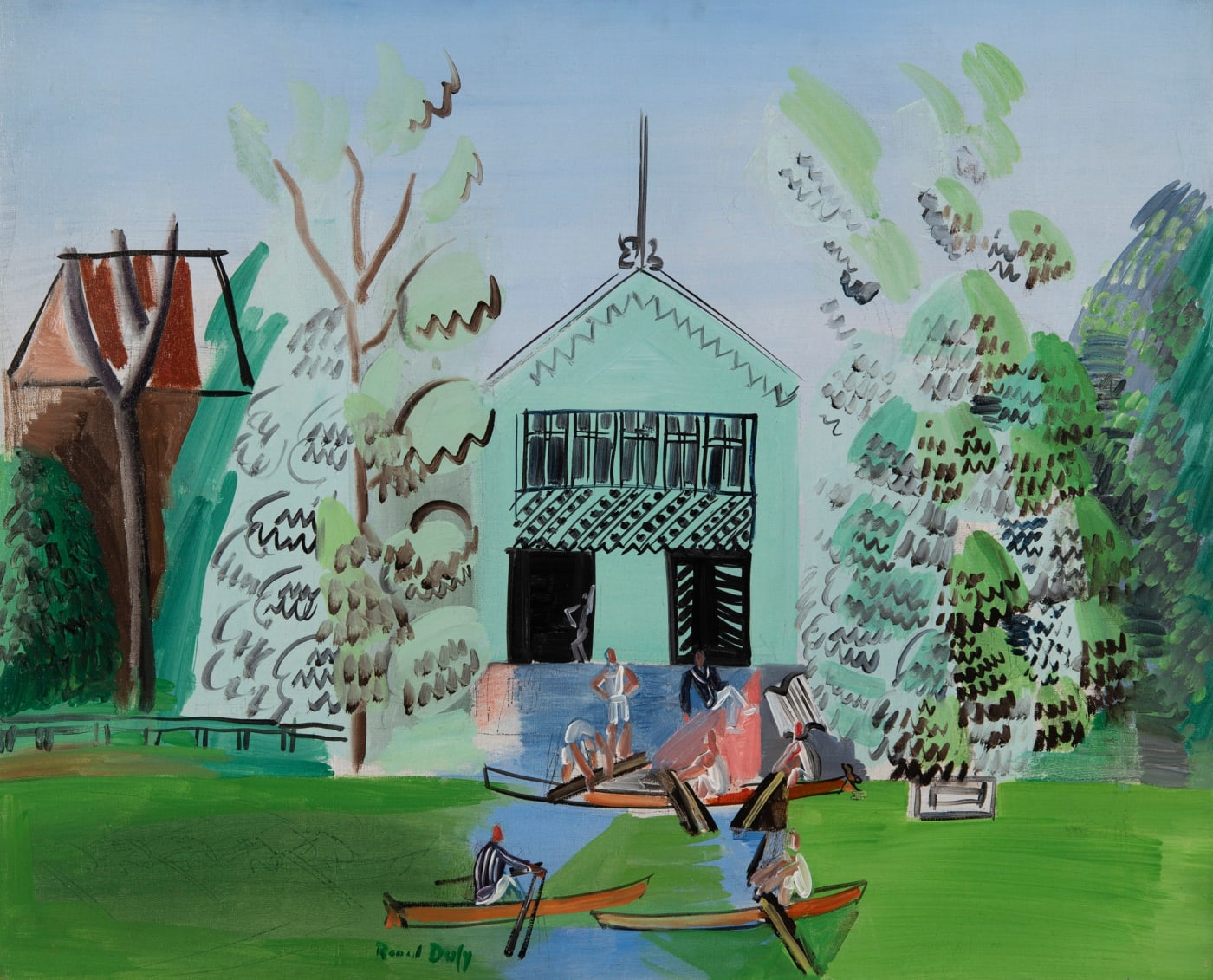 Raoul Dufy, La Maison des canotiers, 1921