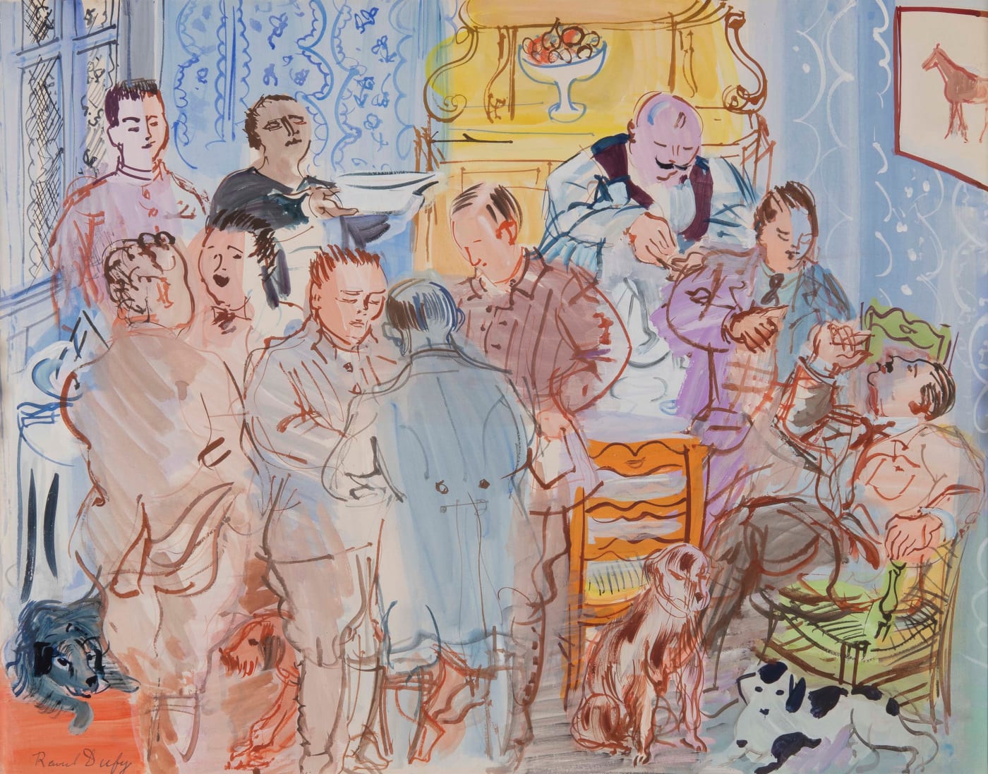 Raoul Dufy, Le Repas des chasseurs, 1936
