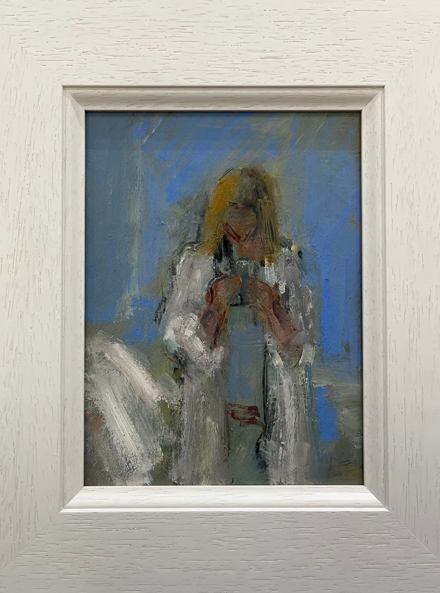 Ghislaine Howard, Self Portrait in White, 2020