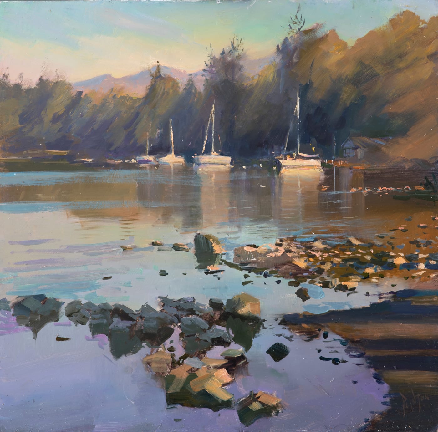 Rob Pointon ROI, Still Early Morning, Millerground, Windermere