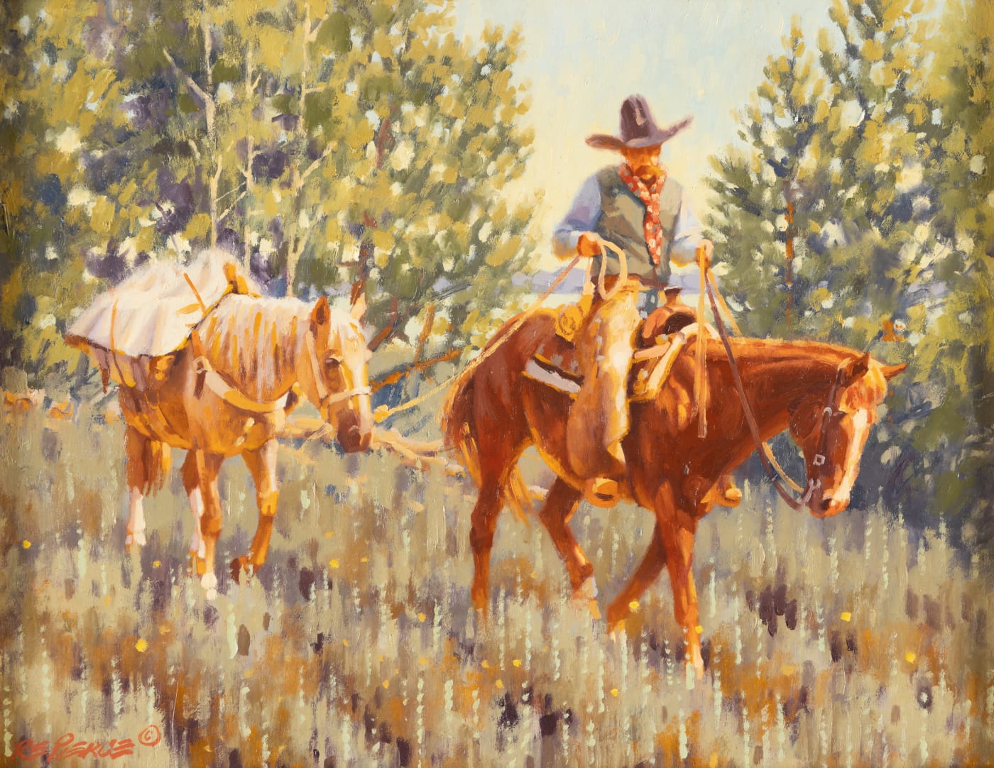 R.E. Pierce, On the Trail