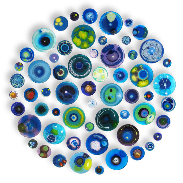 Klari Reis, Hypochondria Blue, 60 pieces, 2018