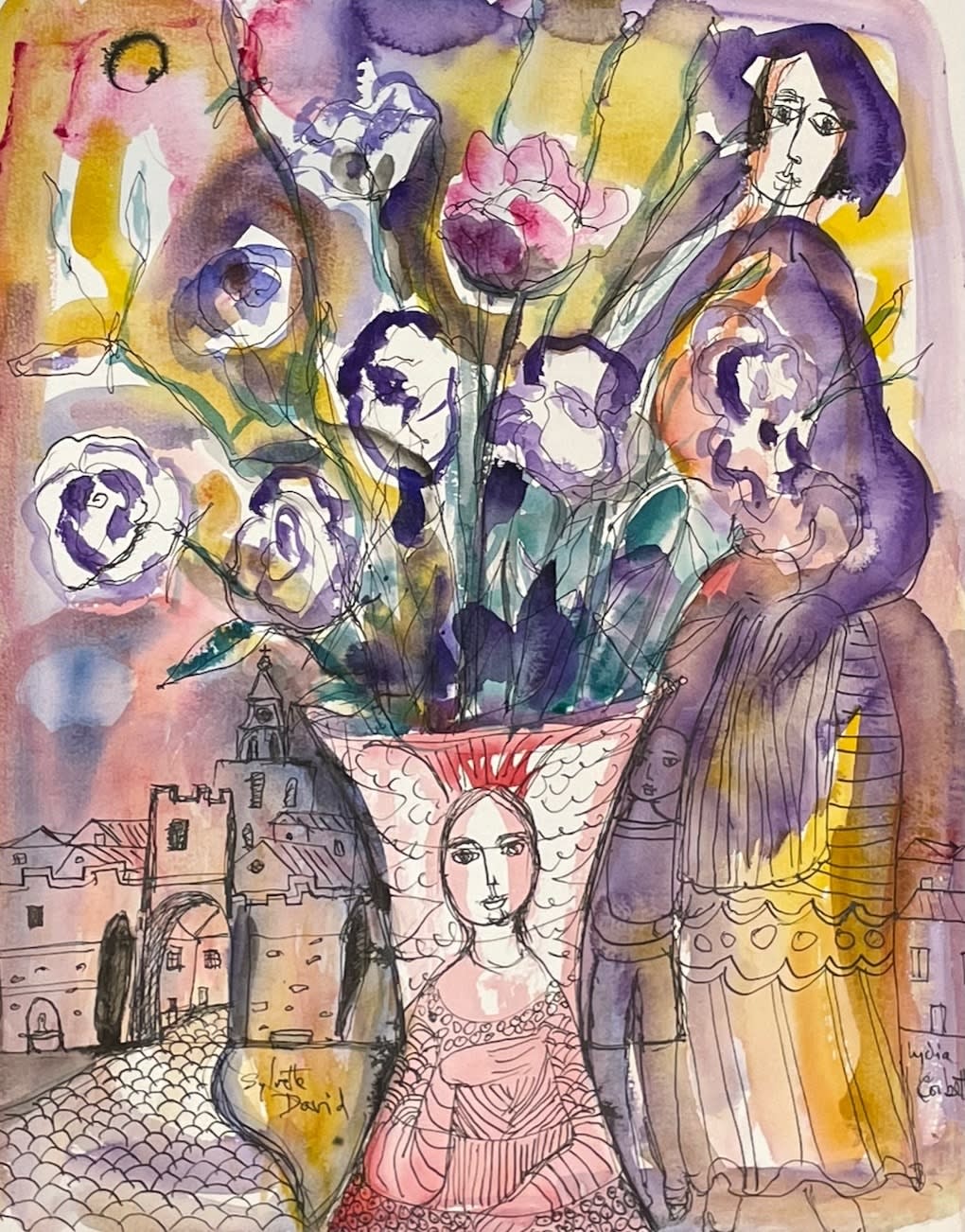 Lydia Corbett (née Sylvette David), My Village in Provence