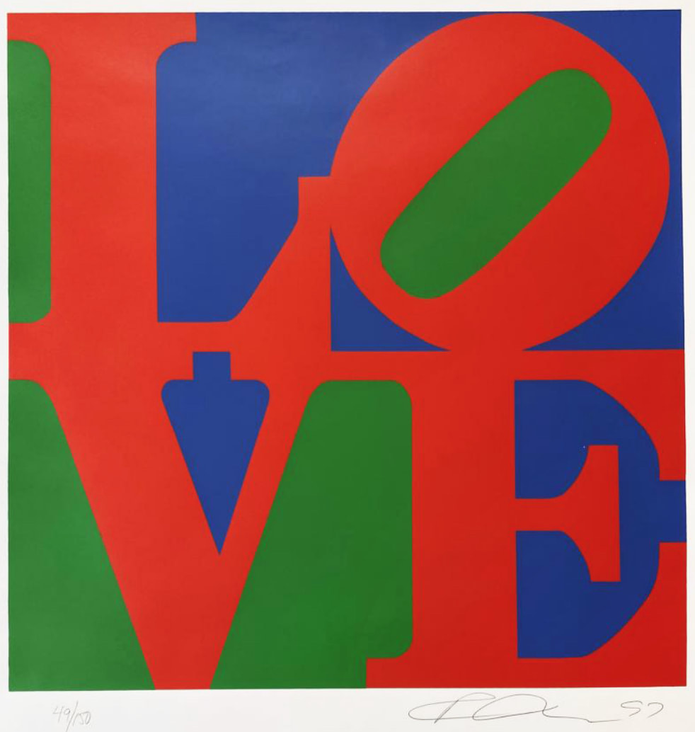 Robert Indiana, Philadelphia Love, 1975