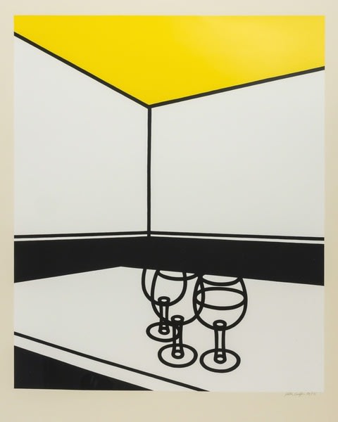 Patrick Caulfield, Black & White Cafe, 1973