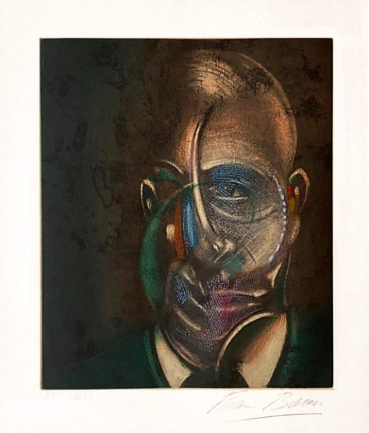 Francis Bacon, Portrait de Michel Leiris, 1978