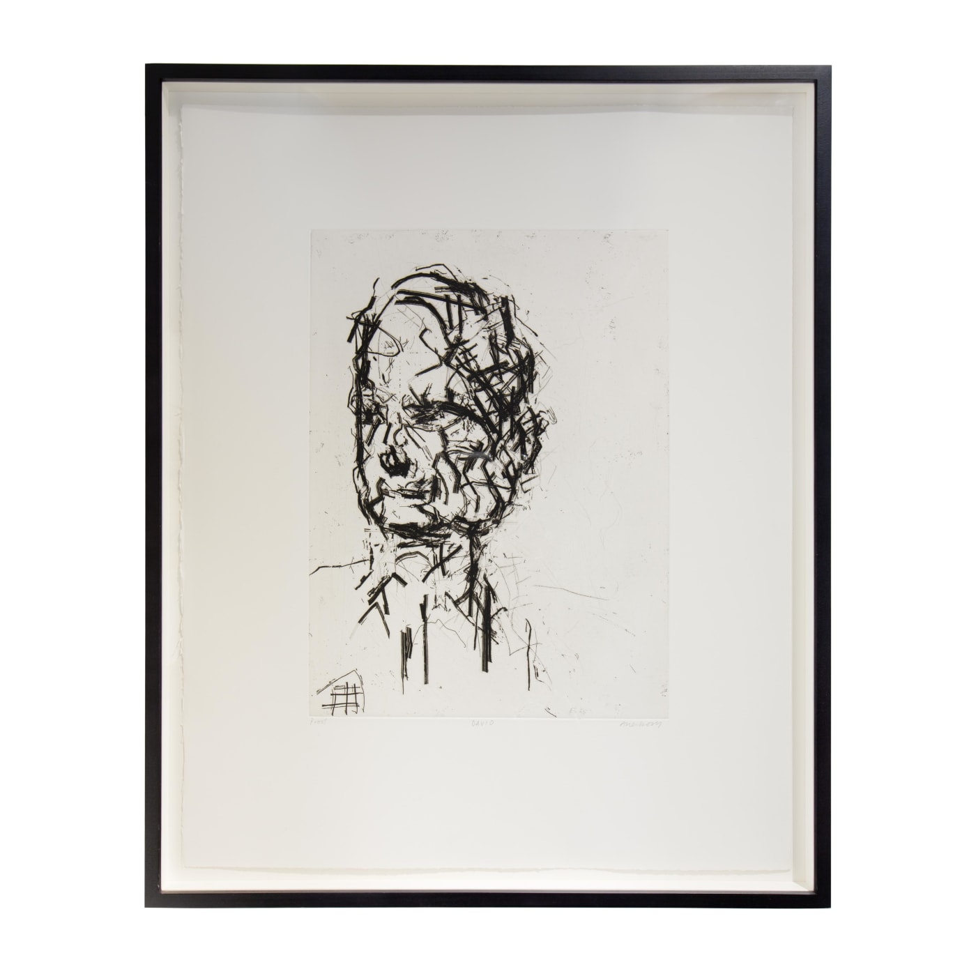 Frank Auerbach, David Landau, 2007