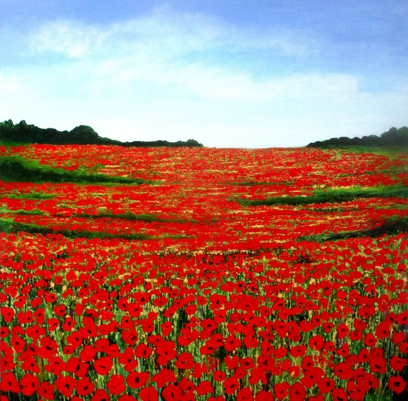 Amanda Horvath, Scarlet Poppies, 2019
